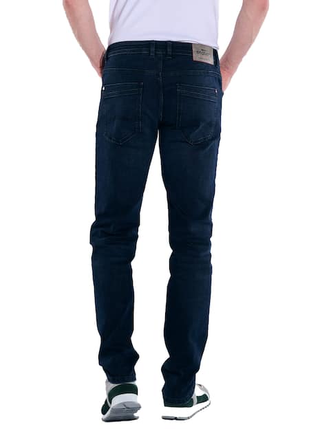 engbers Herren Super-Stretch-Jeans slim fit , Indigoblau