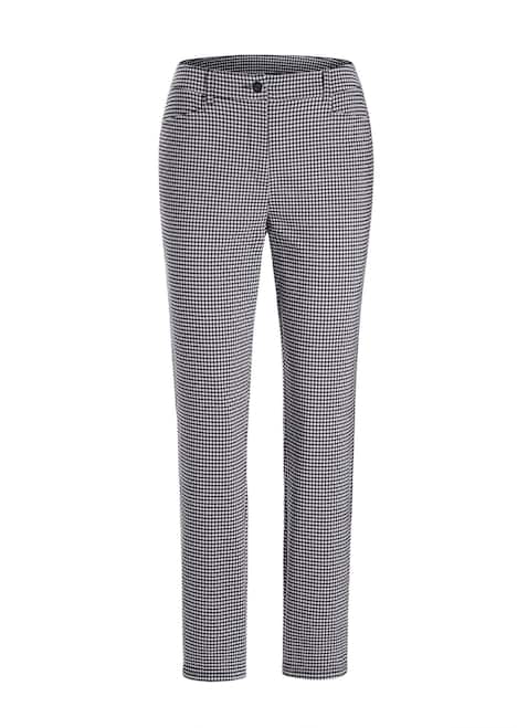 Lange Slim Fit Hose LOUISA in schwarz