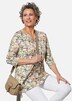 Figurschmeichelndes Drucktunika-Shirt