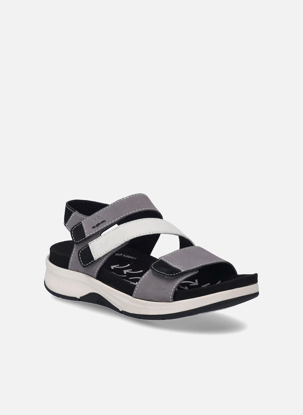 Damen Sandale Estelle 06, grau-multi