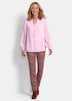 Vrouwelijke blouse met ruches