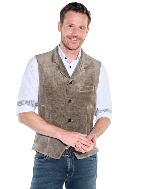 Herren Sakkoweste , Khaki