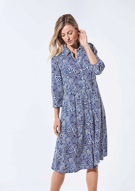 Blusenkleid mit Hemdkragen