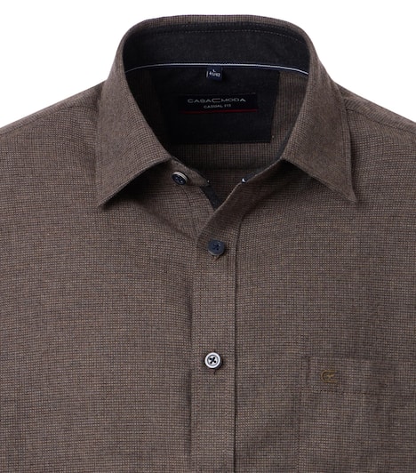 Freizeithemd uni Casual Fit