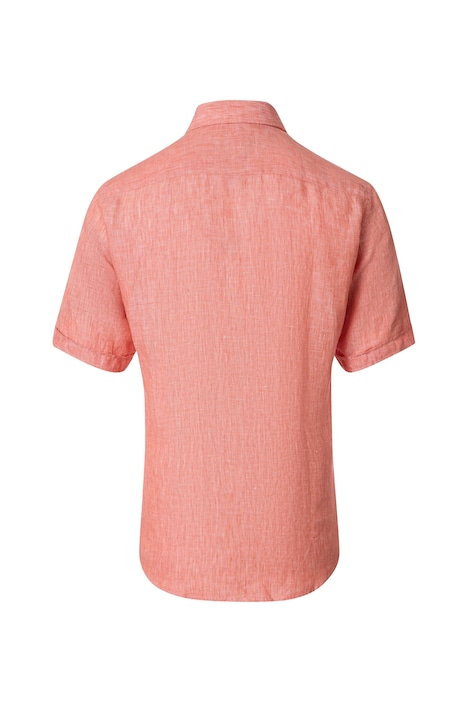 Leinenhemd Kurzarm uni Casual Fit