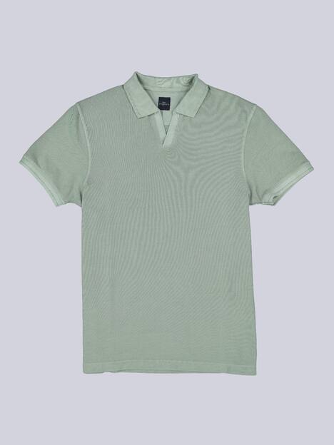 engbers Herren Polo-Shirt uni , Khaki