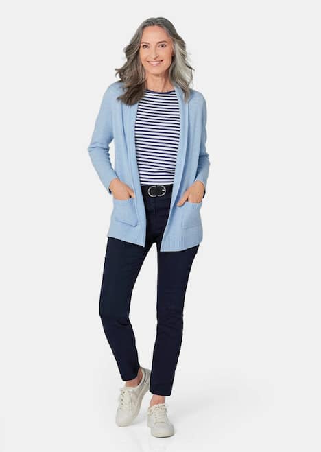 Langarm Cardigan aus Merino