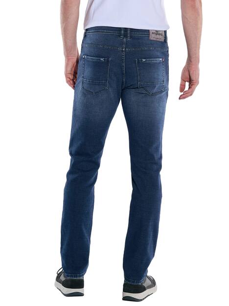 engbers Herren Super-Stretch-Jeans regular , Marineblau