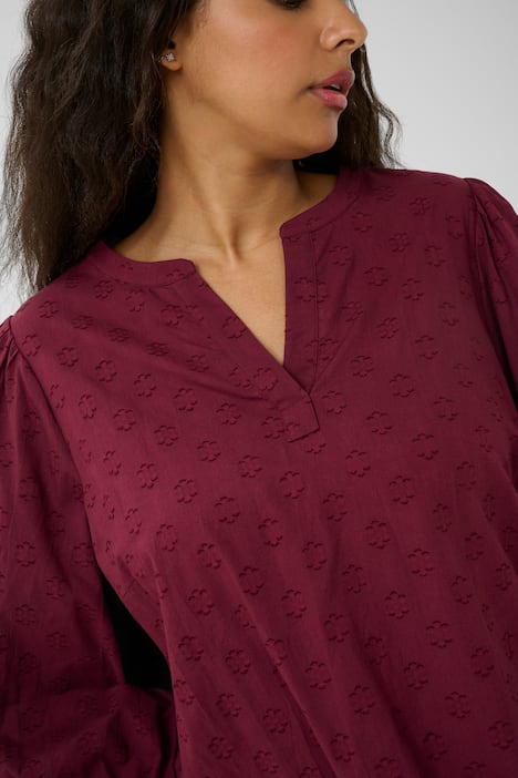 Langarm-Bluse Regular fit