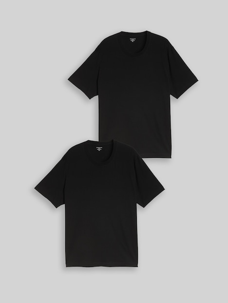 T-Shirts aus Baumwolle im 2er-Pack