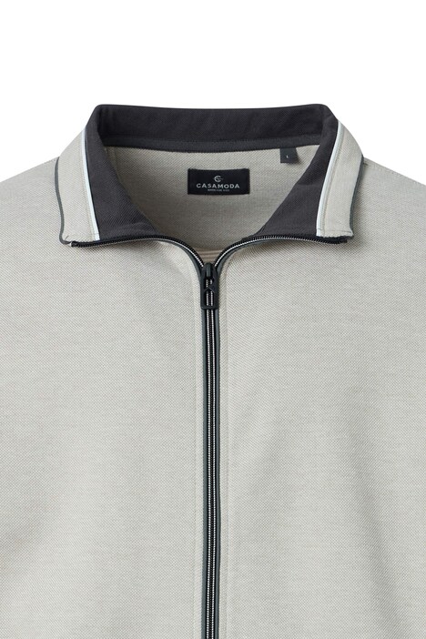 Sweatjacke gestreift