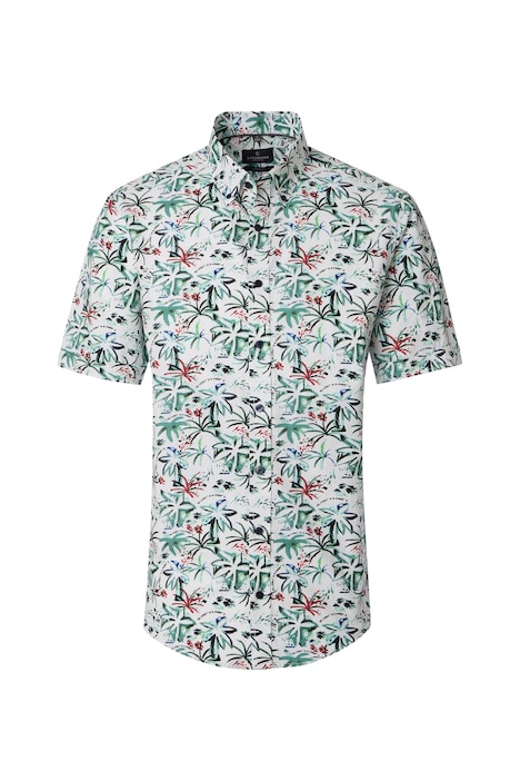 Freizeithemd Kurzarm Print Comfort Fit
