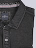 Herren Poloshirt mit durchgehender Knopfleiste , Anthrazit