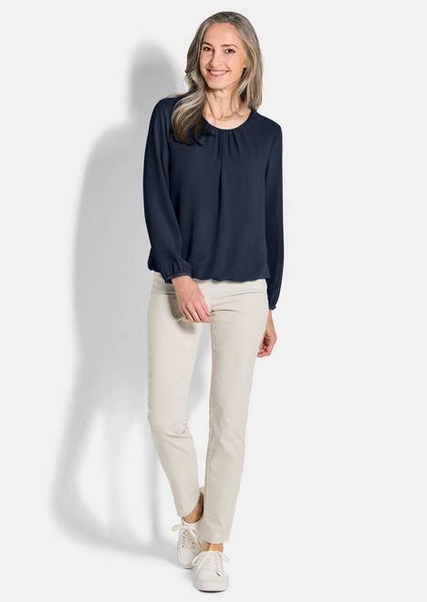 GOLDNER Blouse Elegante blouse van chiffon