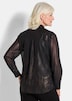 GOLDNER Blouse Blouse van semi-transparant mesh