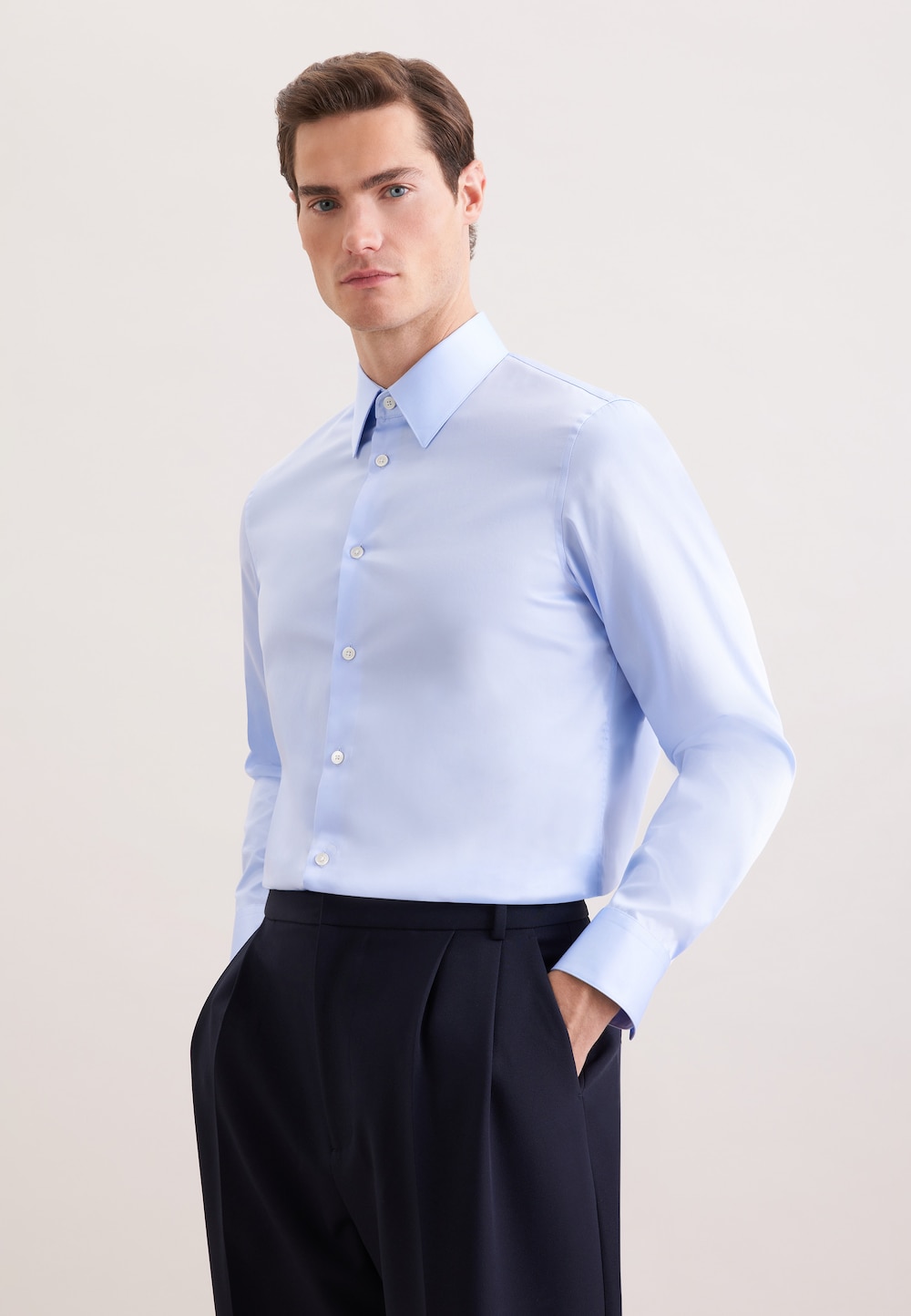 Herren Business Hemd - Uni