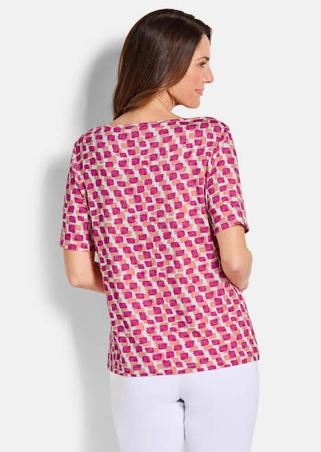 Stilvolles Shirt-Duo mit Muster-Mix