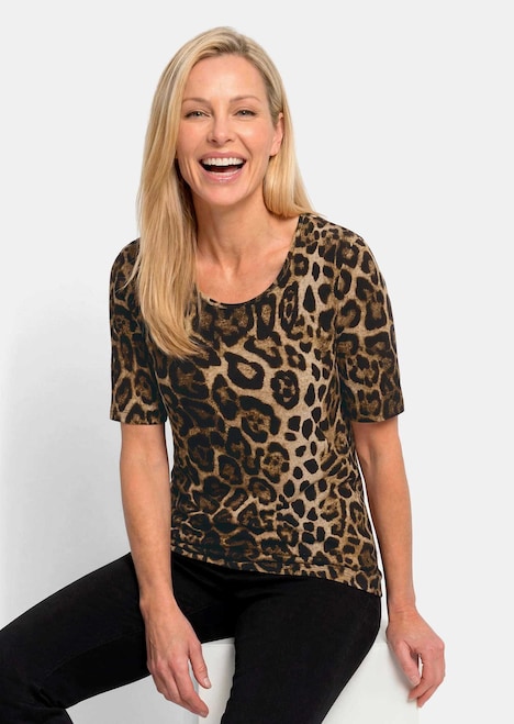 Shirt mit elegantem Leo Print