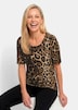 Shirt mit elegantem Leo Print