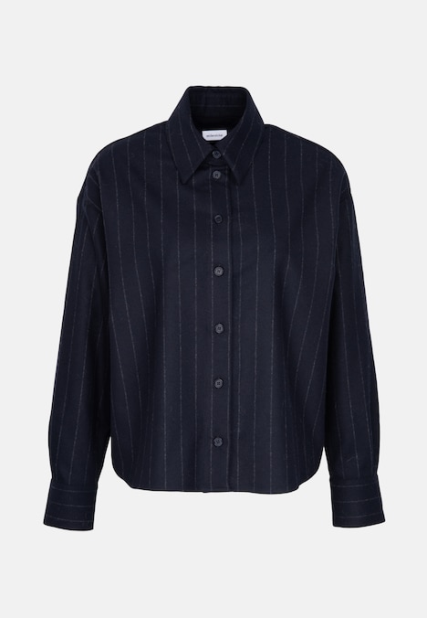 Damen Oversizebluse - Flanell