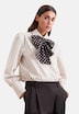 Damen Ausgestellte Bluse - Geometrische Muster