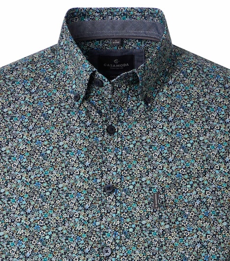 Freizeithemd Kurzarm Print Casual Fit