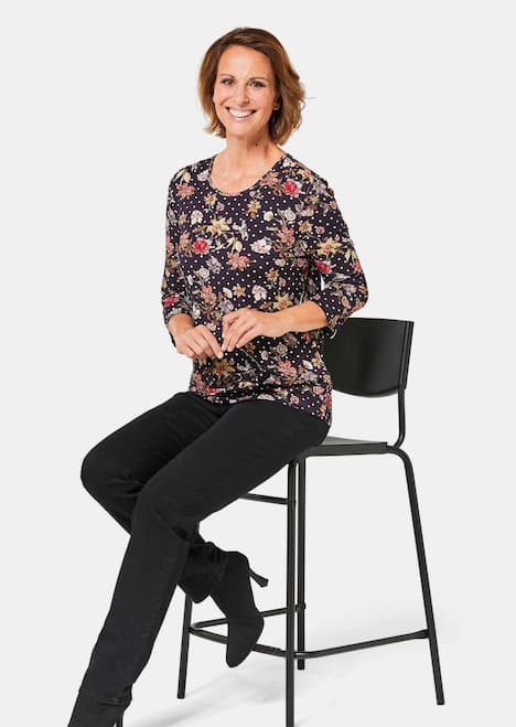 Bequemes Druckshirt im Mustermix