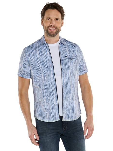 Kurzarm-Hemd gestreift