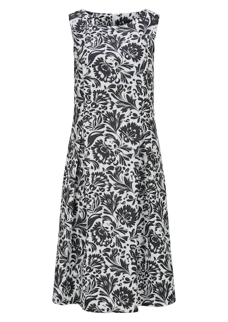 Elegantes Jerseykleid mit Faltenrock