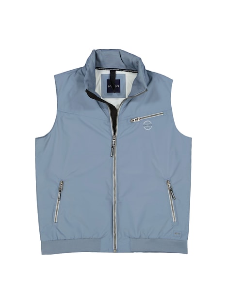 Herren Wattierte Performance-Weste , Mittelblau