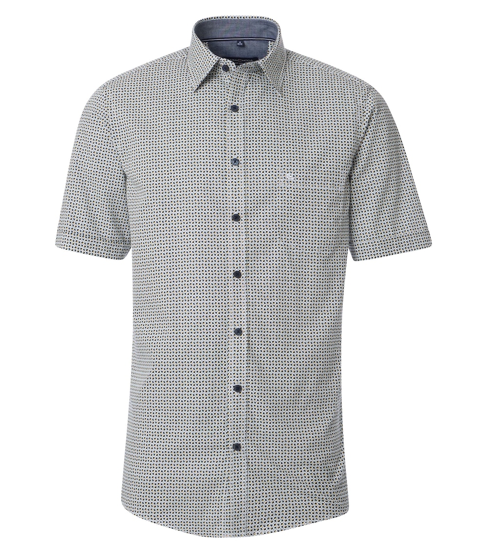 CASAMODA Freizeithemd Kurzarm Print Comfort Fit