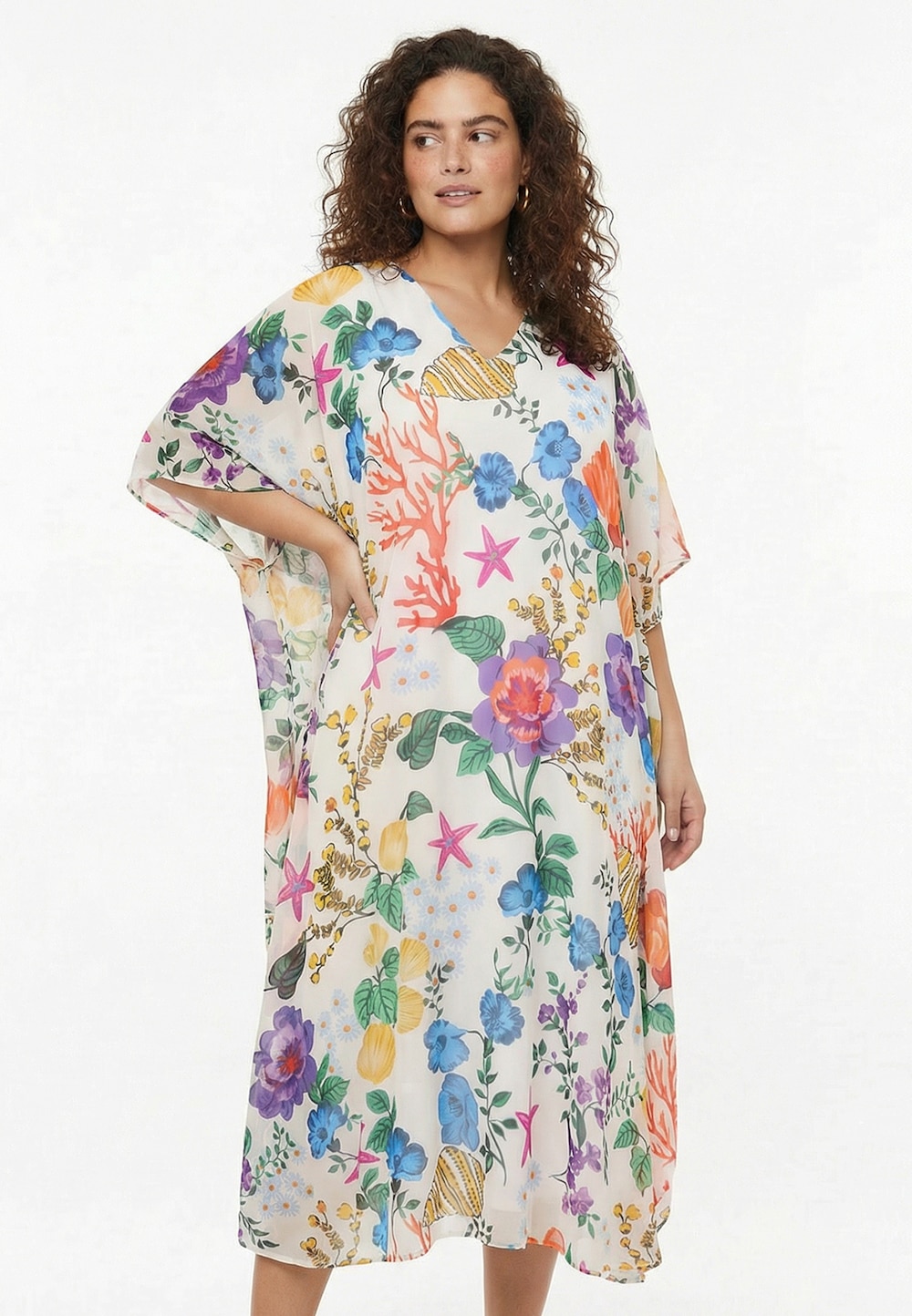 Kaftan mit Druck