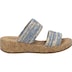 Damen Slipper Evita 02, slate blue-multi
