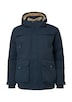 Wasserabweisender Parka mit abnehmbarer Kapuze und Fake-Fur-Futter