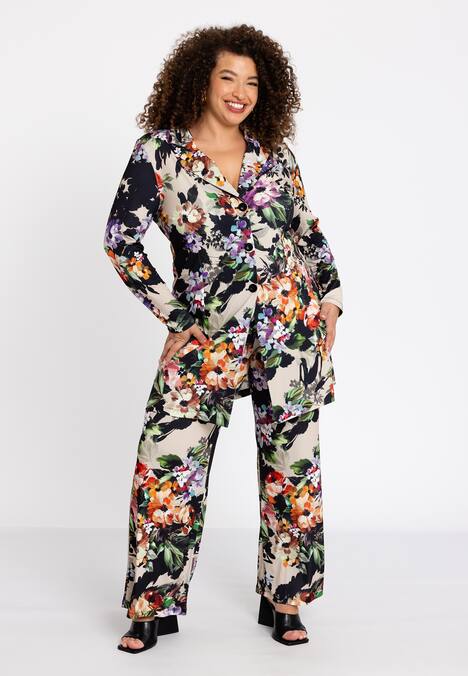 Hose mit Blumenmuster