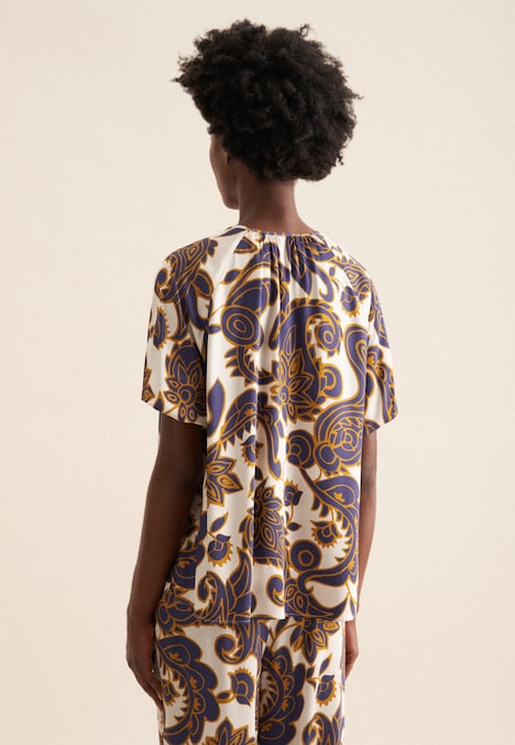 Damen Shirtbluse - Paisley