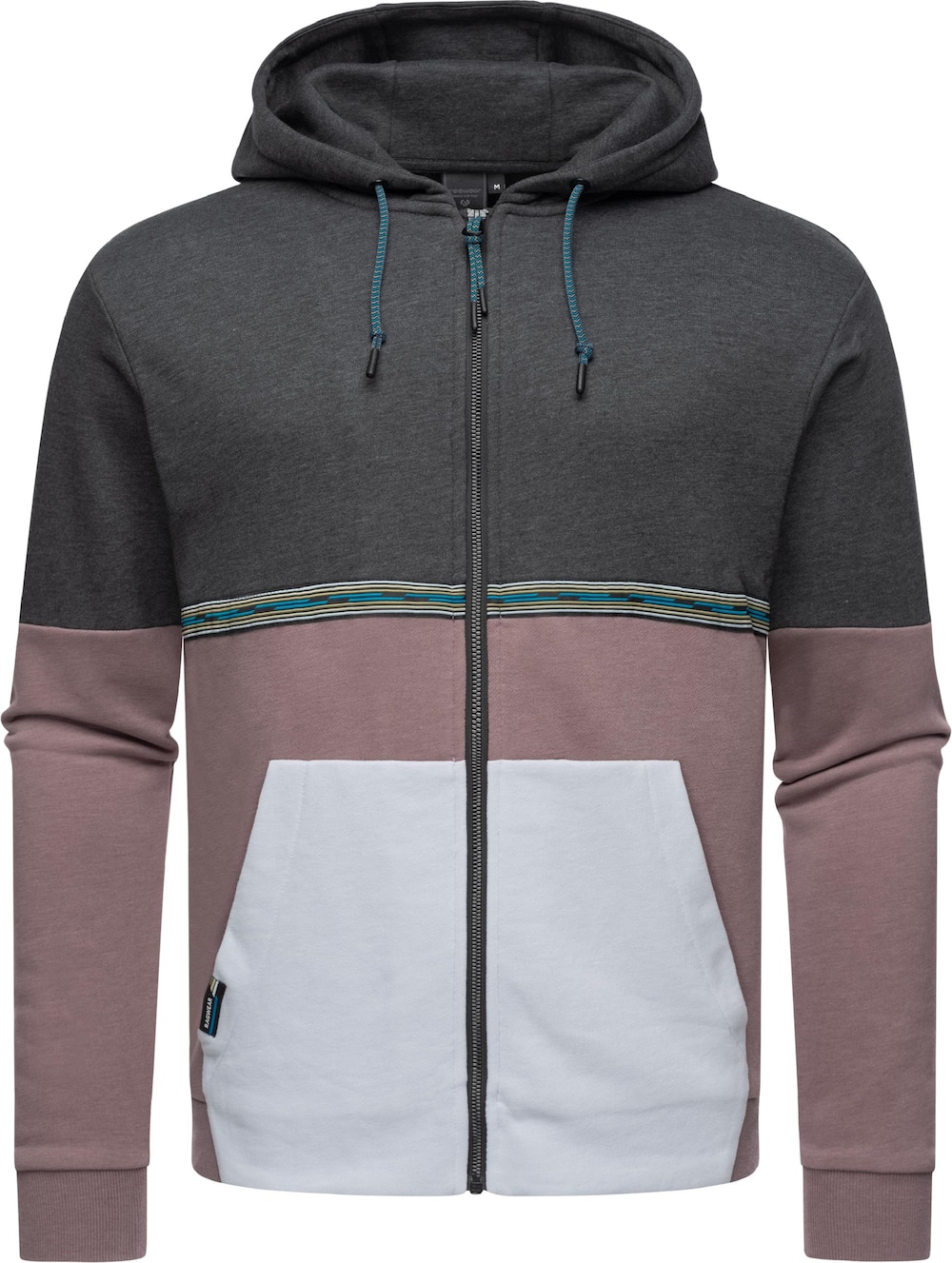 Kapuzensweatjacke Blocky