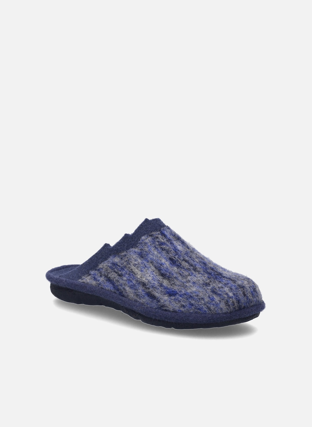 Hausschuh Lille 07, blau-multi