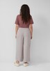 Wide Leg-Hose aus Leinenmix