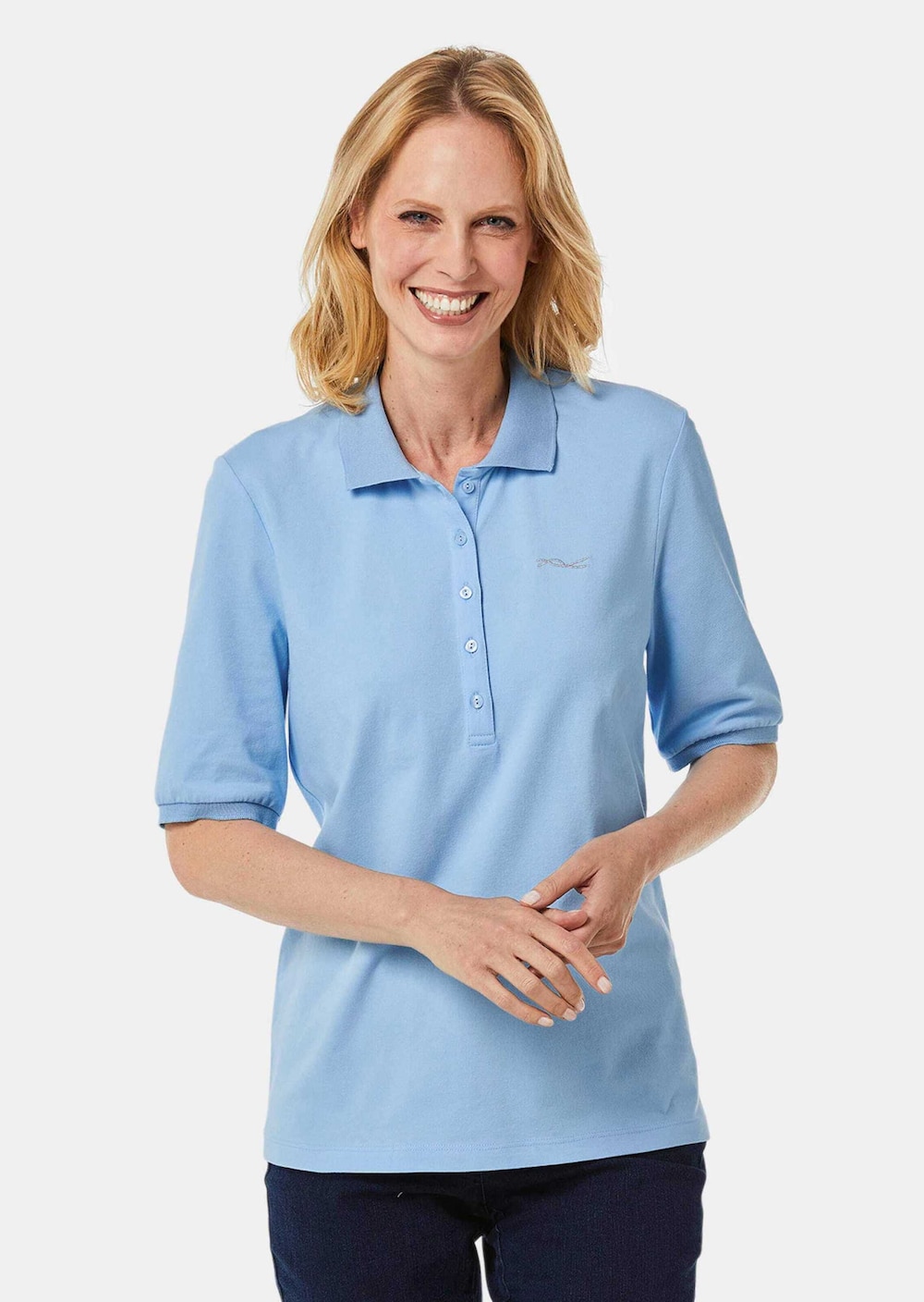 Poloshirt in hochwertiger Pikee-Qualität