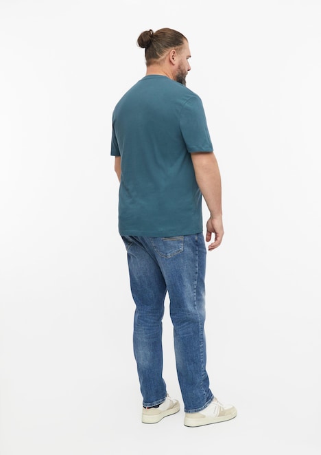 Baumwoll-T-Shirt mit Logo-Print