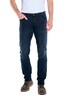 Herren Jeans 5-Pocket Superstretch , Saphirblau