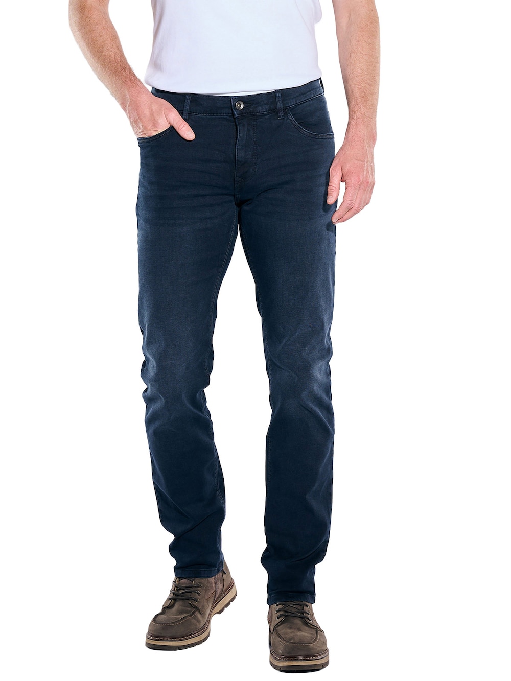 Herren Jeans 5-Pocket Superstretch , Saphirblau