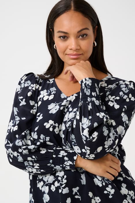 Langarm-Bluse Regular fit