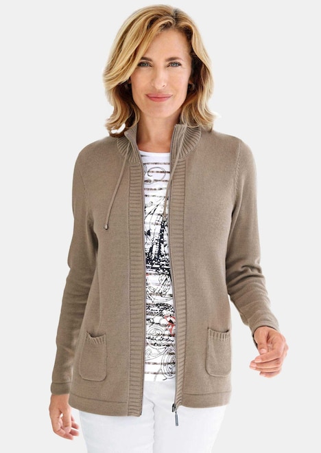 Sportliche Strickjacke
