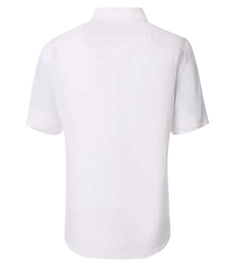 Leinenhemd uni Casual Fit