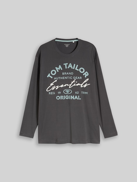 Langarmshirt mit Logo-Print
