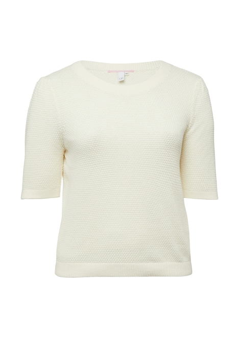 Strukturierter Pullover