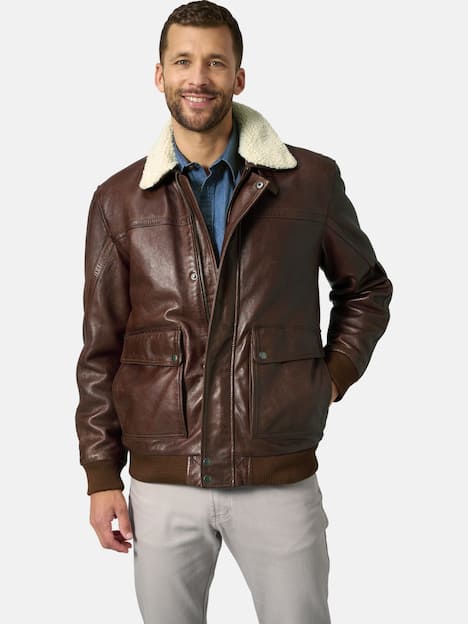 Lederjacke ZELVENTO