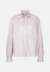 Damen Ausgestellte Bluse - Gestreift